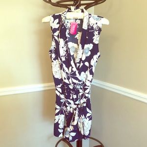 A'Gaci Medium Flowered Romper - New with Tag